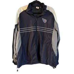 Reebok NFL Men’s Tennessee Titans Sports Illustrated Full Zip Jacket Size Large